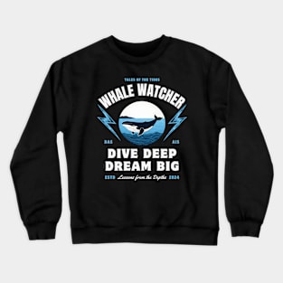 Whale Watcher Crewneck Sweatshirt